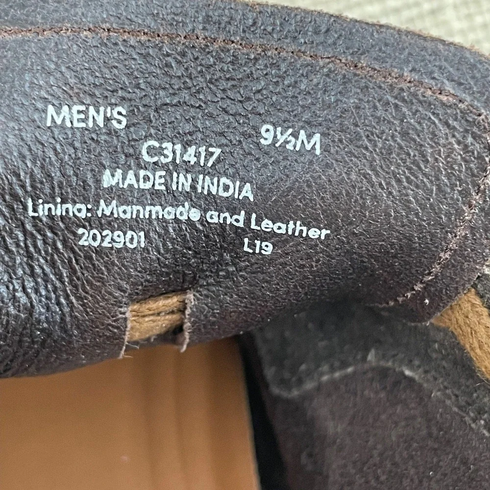 Cole Haan‎ Grand Series Mens 9.5M Dark Brown Leather Oxford Dress Shoes C31417